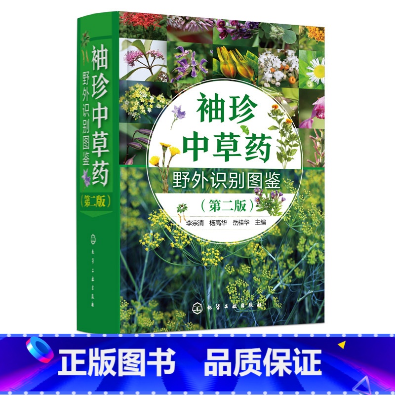 【正版】书袖珍中草药野外识别图鉴 **版 药用植物鉴别中*植物志 中华本草 中医药医师研究人员学生中草药爱好者参考工具