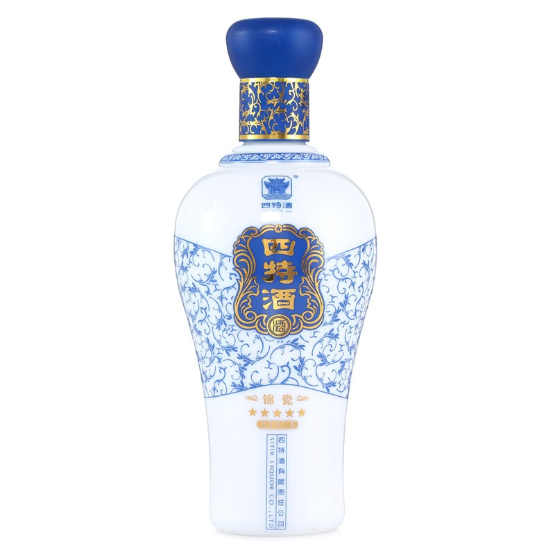 四特 锦瓷5星 42度460ml 单瓶装(新老包装随机发货)