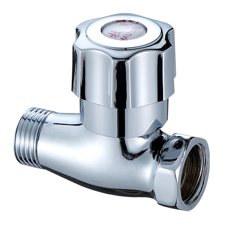 全铜内外丝直通阀门 热水器水管水龙头自来水开关 4分内螺三角阀
