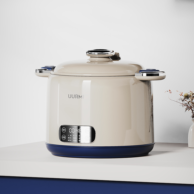 UURMI电饭煲不粘涂层内胆支持预约液晶显示2-4人适用