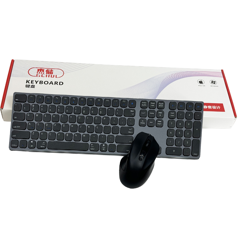 杰储(GCHUL) J200 鼠标加无线办公键盘 键鼠套装 (计价单位:套) 黑色高清大图