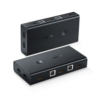 绿联50744/HDMI/KVM切换器黑色2进1出(个) CM200(货期:3-6天)