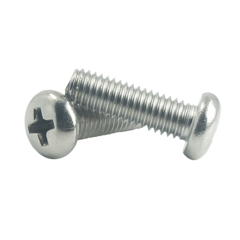 新凯益 304不锈钢圆头十字螺丝 M4*6[50只] 包高清大图