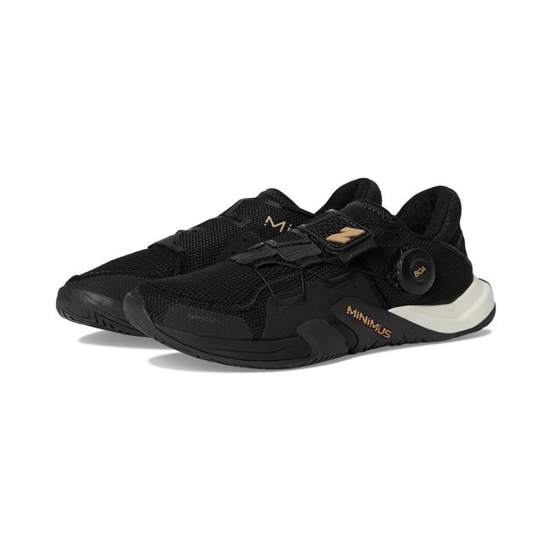 新百伦(New Balance)NewBalance女士综合训练鞋BOA系统防滑耐磨室 Black/Phantom/Gold_Metallic 36.5