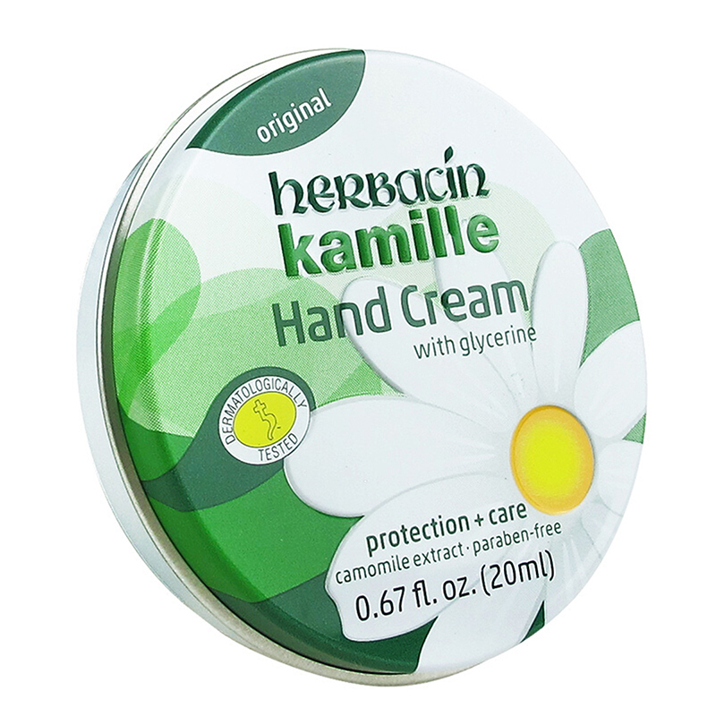 贺本清(Herbacin) 小甘菊经典护手霜 20ml 圆罐