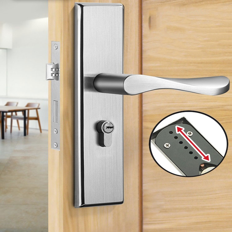 阿斯卡利卧室门锁室内家用型房门房间锁具门把手木门套装执手老式手柄