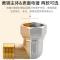 6分转4分内外丝弯头双外牙铜弯头6x4变径转接头带活接配件接口-1寸外x6分内弯头（本色）