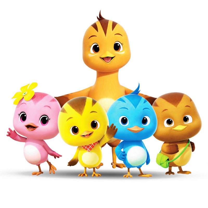 奥迪双钻萌鸡小队可动公仔大宇朵朵麦奇欢欢蒙萌小鸡毛绒儿童玩具大号