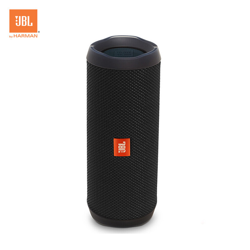 JBL Flip4 音乐万花筒4 蓝牙小音箱 音响 低音炮 防水设计 支持多台串联 便携迷你音响 音箱 炫酷黑
