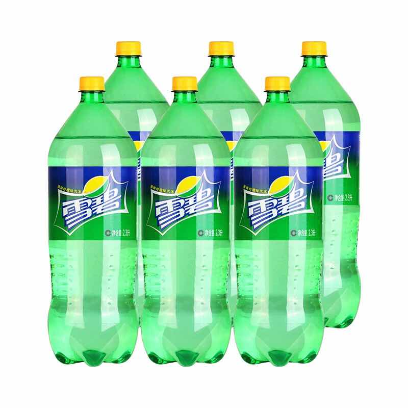 雪碧 柠檬味汽水 2.3l