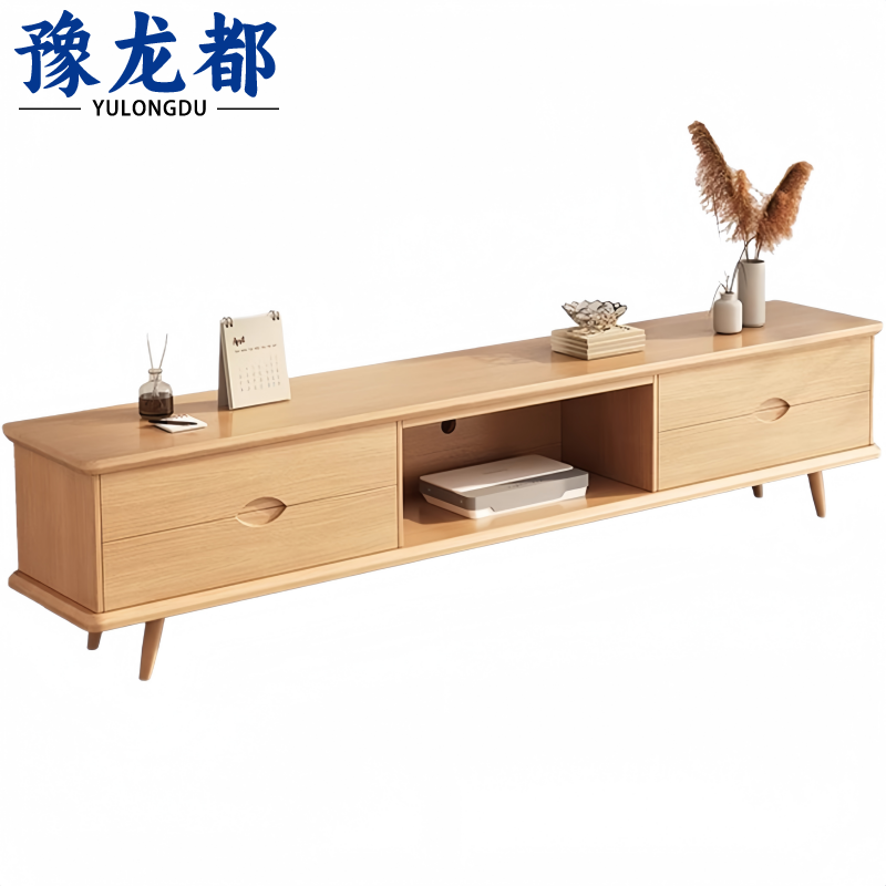 豫龙都 实木电视柜 1.5米 个高清大图