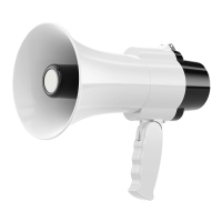 俊越安喇叭扩音器喊话器手持手提式叫卖器 录音扩音喇叭大声扬声器扩音20W 300秒录音