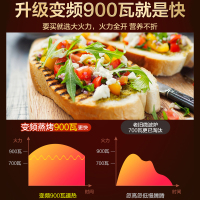 美的(Midea)微波炉特色功能预约功能平板底盘类型23升定时功能蒸立方光波炉变频微电脑式控制方式平板加热X3-233A