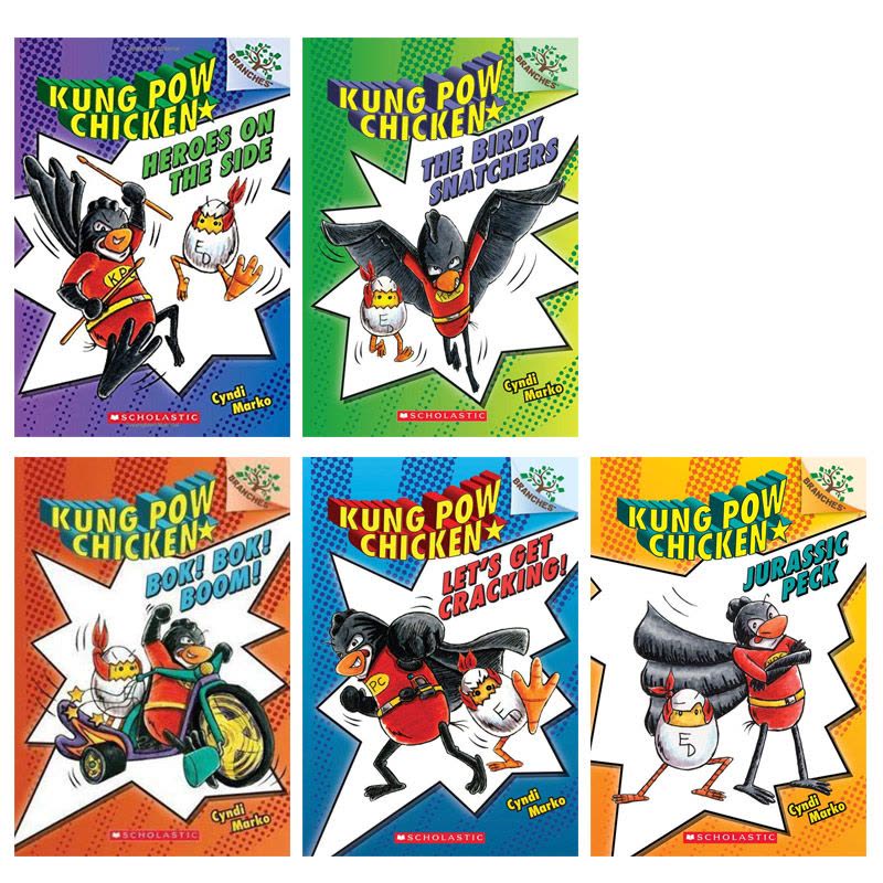 [正版]送音频Kung Pow Chicken宫保鸡丁5册英文原版Scholastic Branches学乐大树儿童桥梁图片