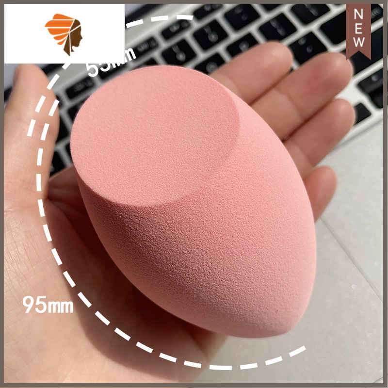 巨无霸斜切美妆蛋大号化妆海棉干湿两用不吃粉彩妆蛋粉扑 三维工匠 超