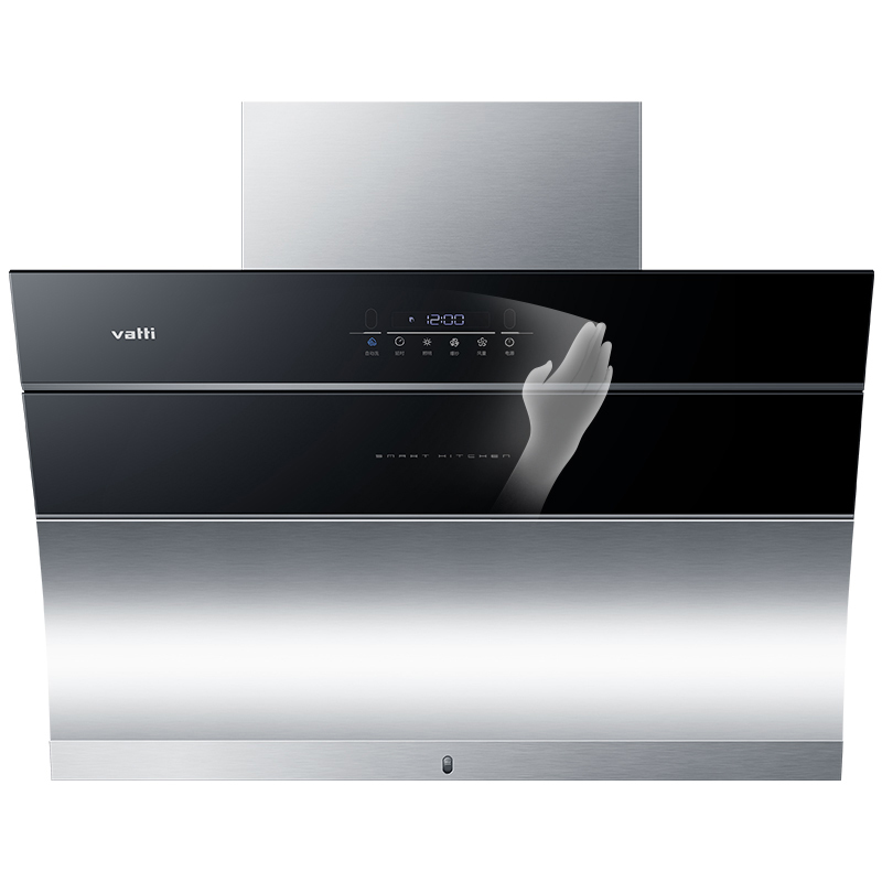 华帝抽油烟机家用厨房吸油烟机大吸力烟机侧吸式21m06min视频