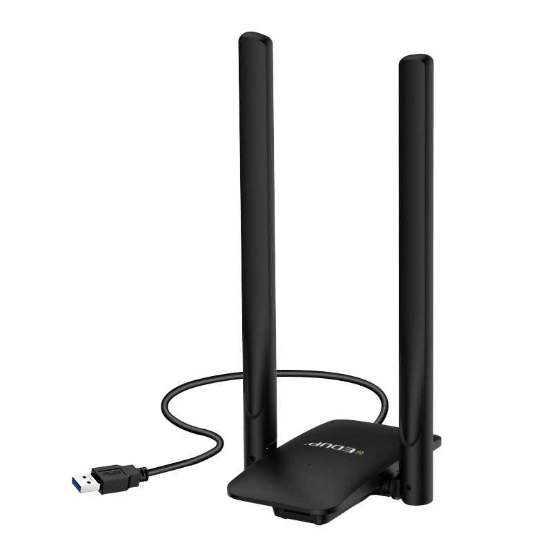 650兆双频单天线(免驱版)|双天线1300m兆双频5g免驱动usb千兆无线延长连接线台式机电脑笔记本外置wifi接收