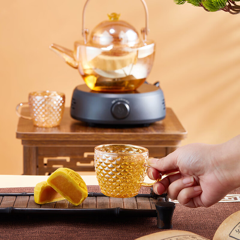 共禾京品 ZFWACOM230046 招财进宝一壶两杯茶具礼盒高清大图
