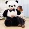 熊猫公仔毛绒玩具黑白布偶女孩抱枕抱抱熊大号玩偶娃娃情人节