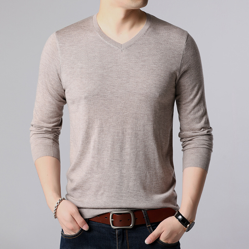 ao秋冬上新2021新款男士毛衣男时尚都市羊毛衫常规打底衫v领主要参数