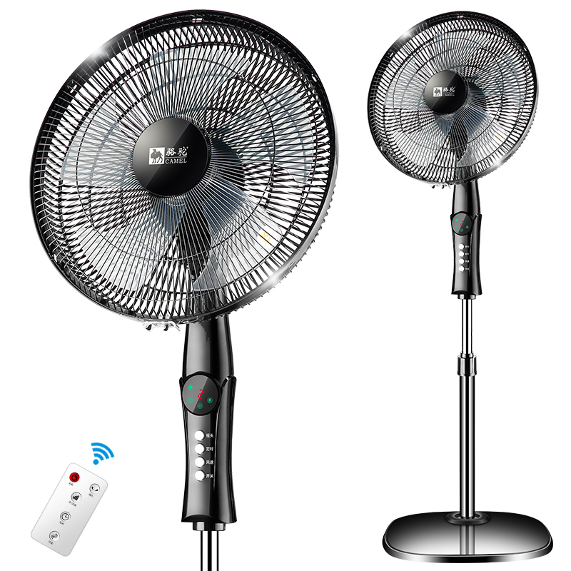 骆驼camel电风扇落地家用落地扇工业电风扇静音遥控电扇fs3501r可定时