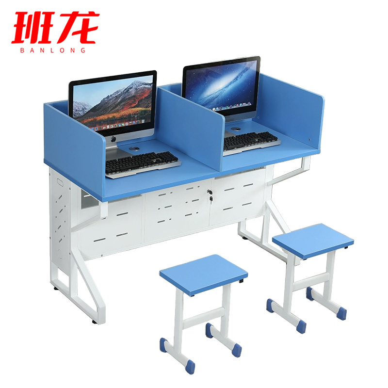 班龙屏风电脑桌2m含椅套高清大图