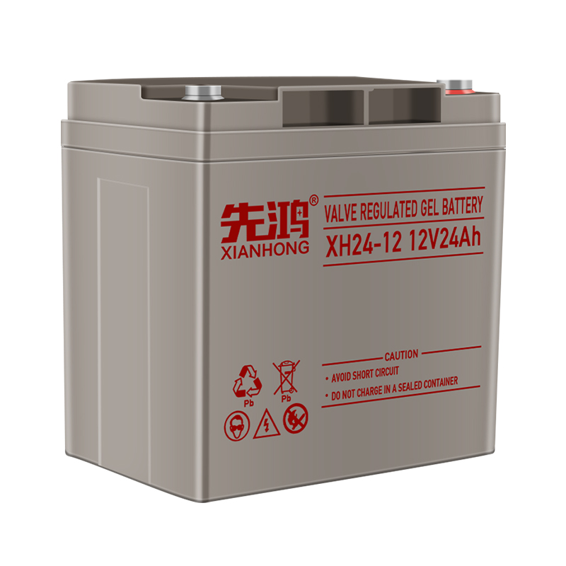 先鸿12V24AH免维护铅酸蓄电池UPS不间断电源直流屏通信机房电瓶高清大图