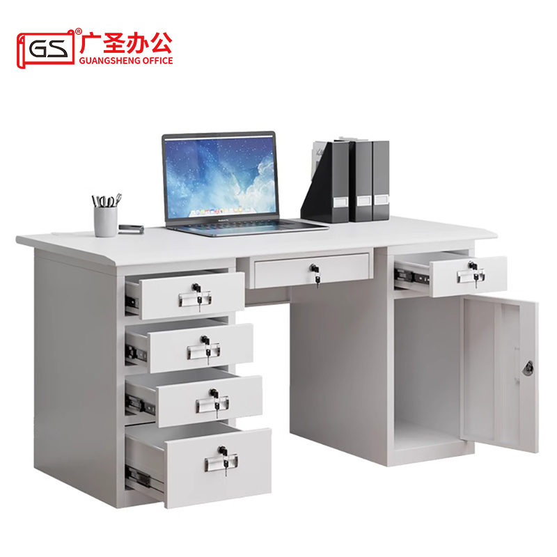 GS广圣 1.2米钢制办公桌电脑桌 YL1812一张高清大图