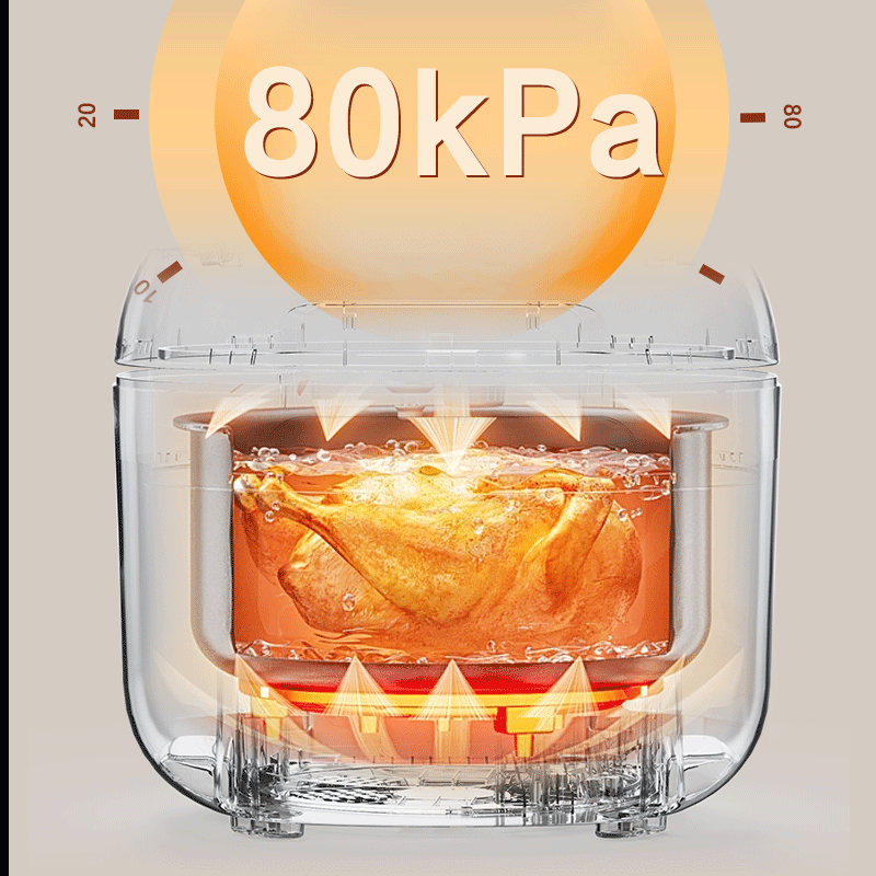 荣事达(Royalstar)家用0涂层钛釜系列电压力锅5L YDG50-100A221T高清大图