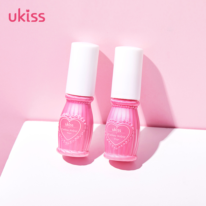 悠珂思(UKISS)眉毛雨衣无色定型液眉膏6ml 防水防汗防脱妆染眉膏定型固色无色修护液