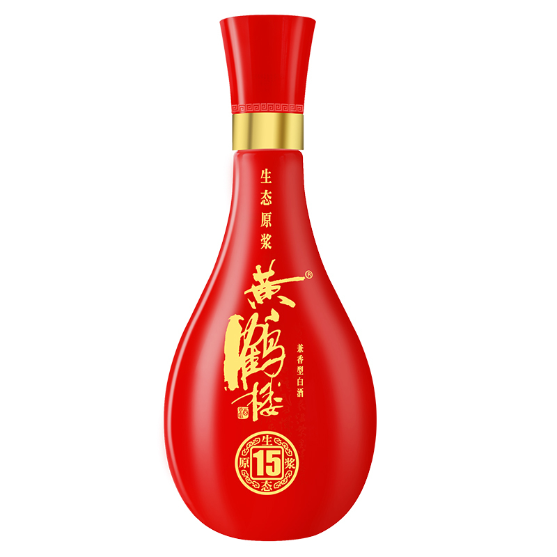黄鹤楼 生态原浆15 42度 500ml 单瓶 兼香型白酒