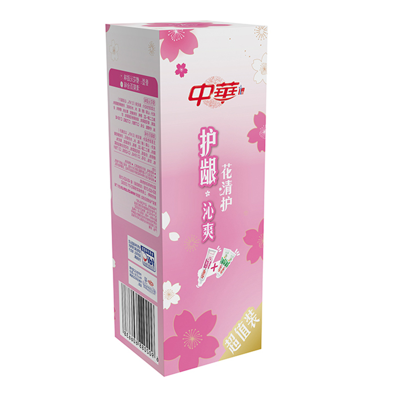中华 (Zhong Hua) 花清护牙膏樱花沁甜180g+清菊百合 40g*2 清新口气[联合利华]