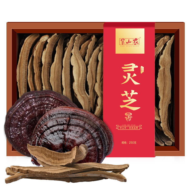 半山农 Ban Shan Nong 灵芝类半山农灵芝灵芝片250克赤灵芝整朵切片灵芝茶灵芝切片泰山赤灵芝片 价格图片品牌报价 苏宁易购半山农苏宁自营旗舰店