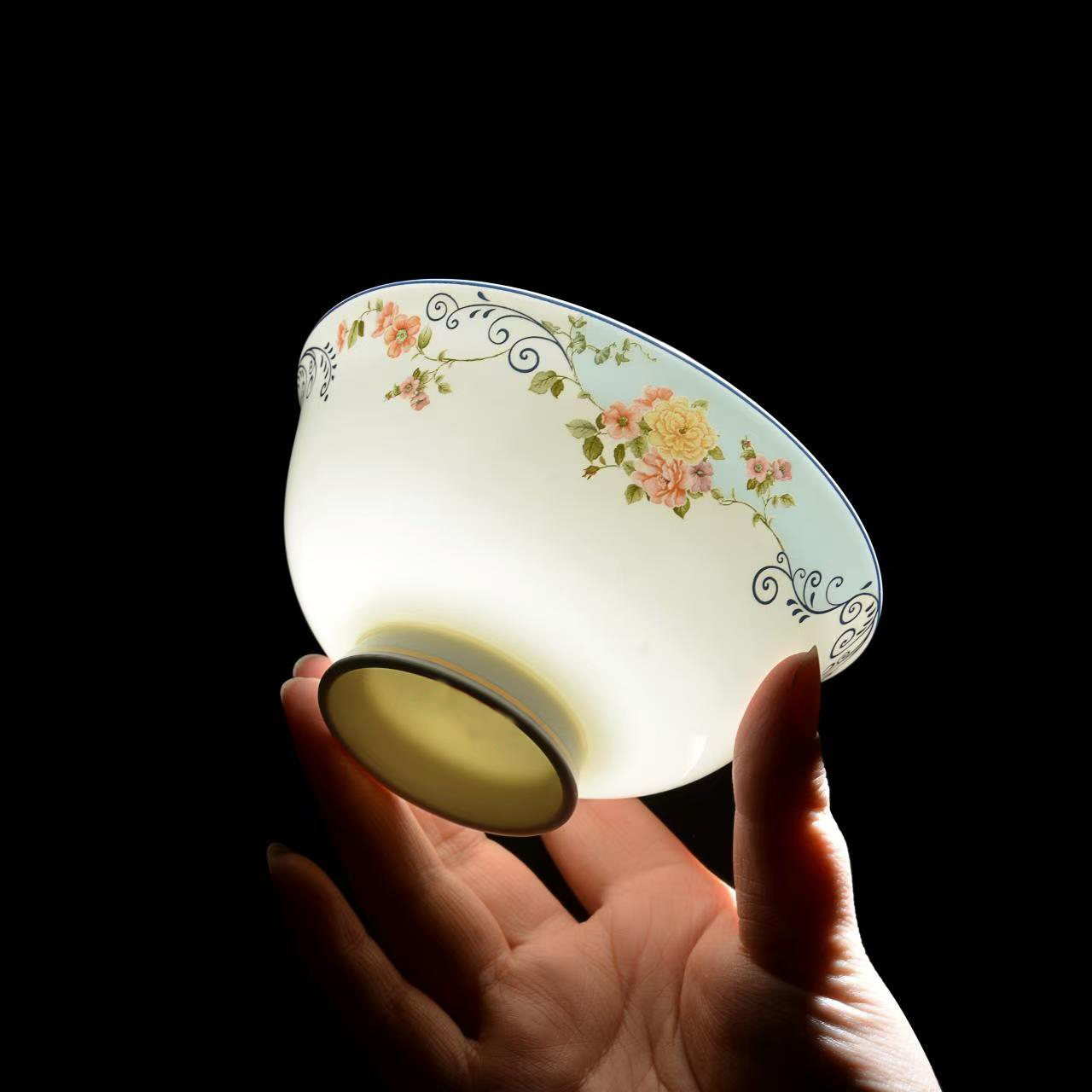 北国风光 欢沁骨瓷28头餐具 TS-0028 套高清大图