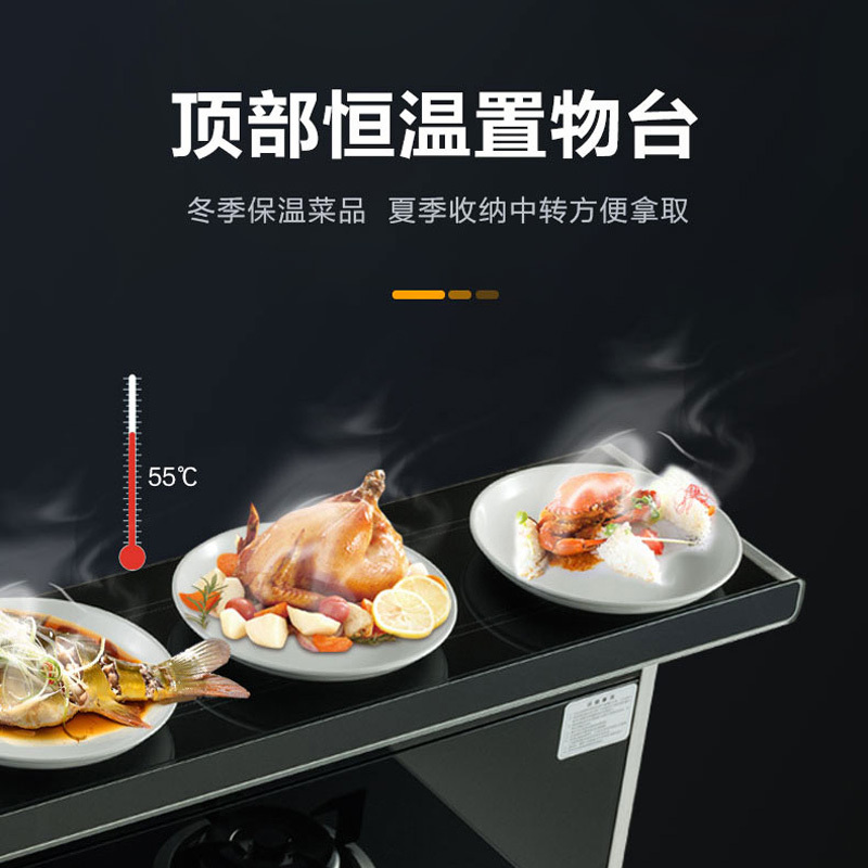 AOTIN/奥田ZKE4集成灶侧吸下排式蒸烤一体集成灶
