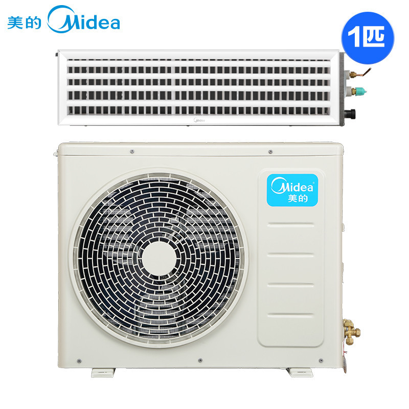 美的(midea)KFR-26T2W/BP3DN1Y-TR 1匹家用中央空调一拖一全直流变频风管机