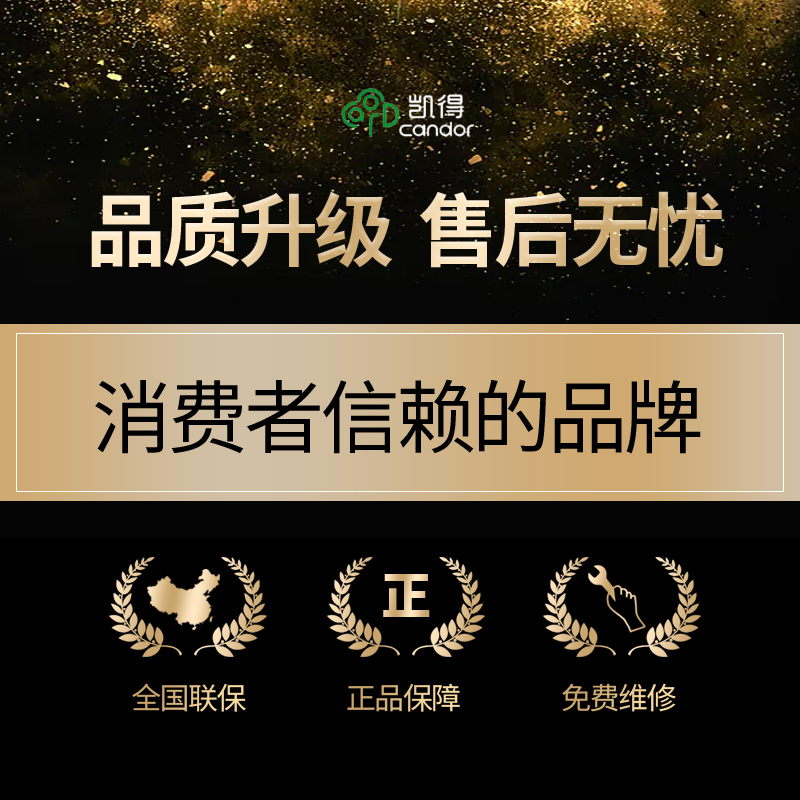 candor/凯得 JC-62E 压缩机恒温红酒柜 榉木层架双层玻璃 家用冰吧 茶叶柜 19瓶 62L