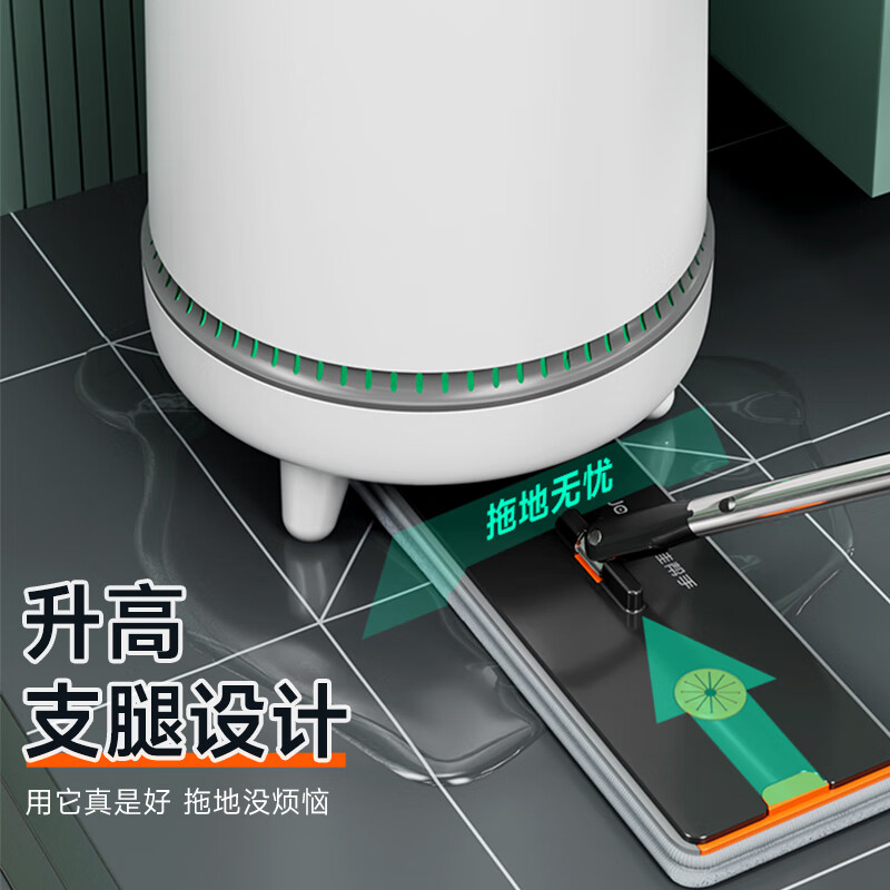 佳帮手垃圾桶12.6L加厚耐用JBS-QYLJT-YXC3-JGY美观简洁高清大图