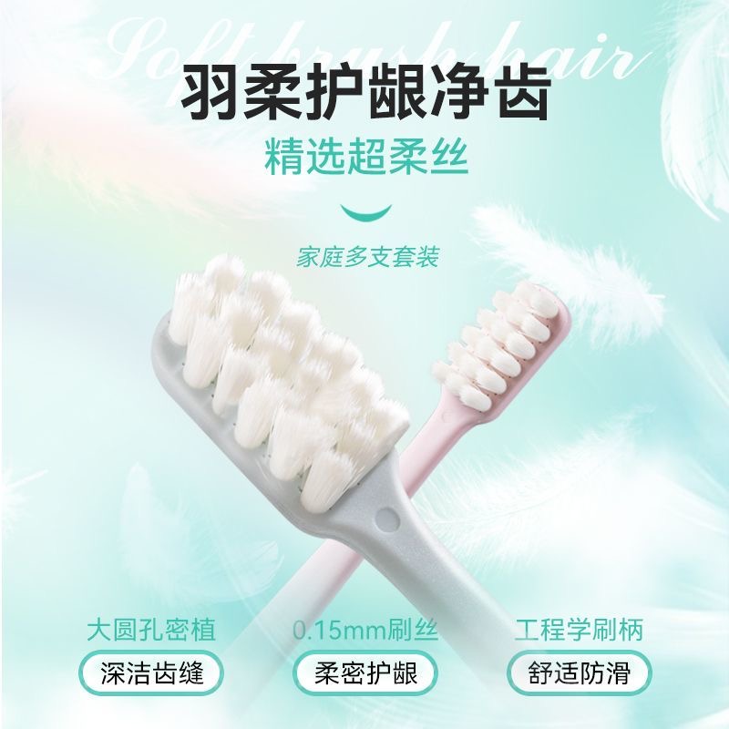 牙博士 幻海羽柔牙刷3卡18支DR6602高清大图