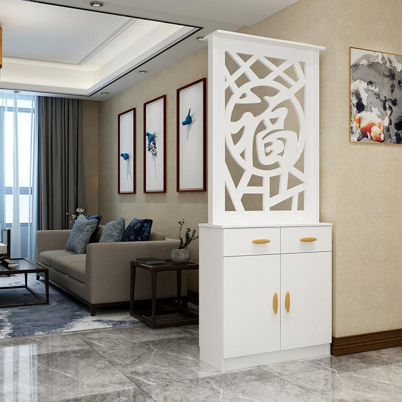 酒柜现代简约小户型客厅屏风隔断柜进轻奢风水玄关柜装饰柜鞋柜视频