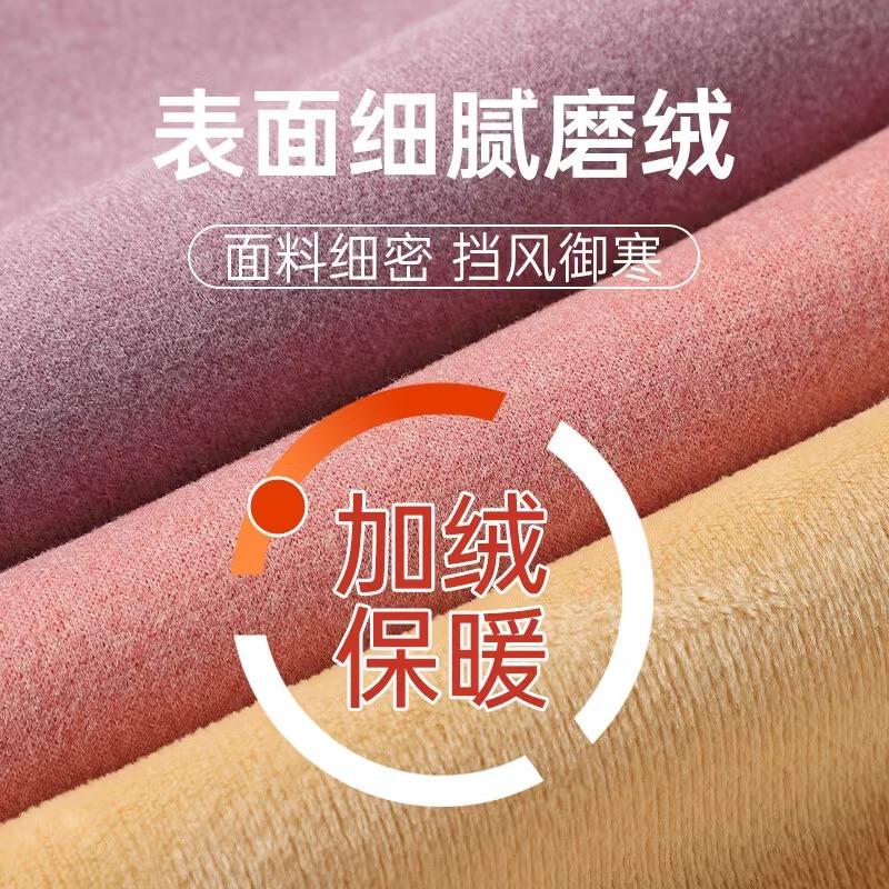 浪莎中老年人保暖内衣女士加绒加厚一套装秋衣秋裤妈妈冬季打底衫高清大图