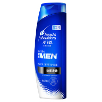 海飞丝(Head & Shoulders) 男士去屑洗发露 劲感净透型 380ml