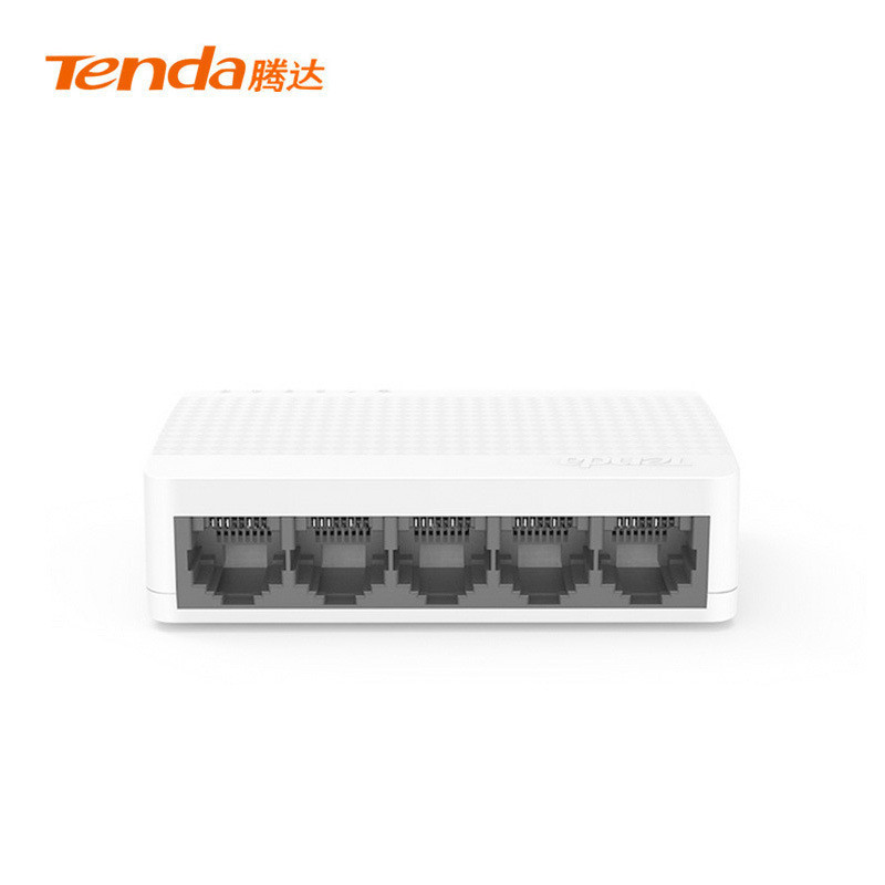腾达(Tenda)S105 5口百兆交换机 4口家用宿舍交换器 监控网络网线分线器 分流器 兼容摄像头