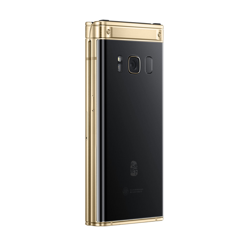 SAMSUNG/三星 W2018 心系天下手机 移动联通电信 双屏翻盖4G手机 双卡双待(6G++64G)至尊雅金