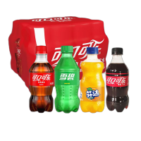可口可乐碳酸饮料迷你mini整箱装汽水解渴瓶装300ml*6瓶[HB]
