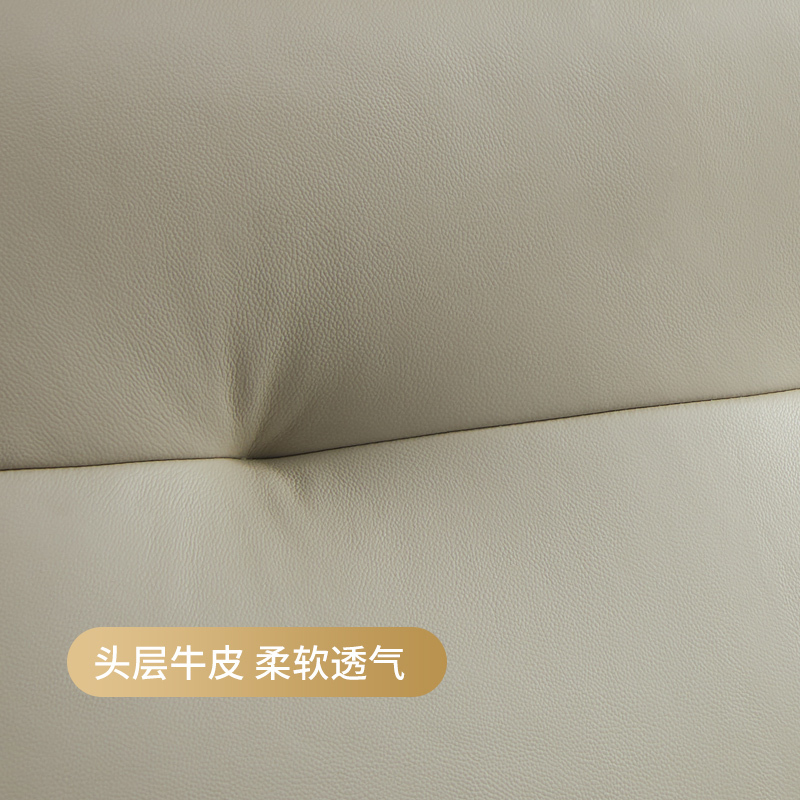 左右真皮床北欧现代简约意式轻奢主卧高脚1.5m1.8米双人婚床DR102