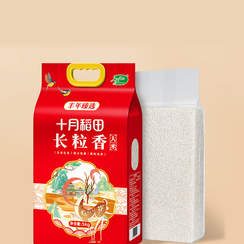 十月稻田(SHIYUEDAOTIAN)丰年臻选长粒香米5kg高清大图