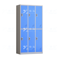 臻远 ZY-GYGC-100 彩色员工更衣柜感应锁存包柜浴室换衣柜健身房多门