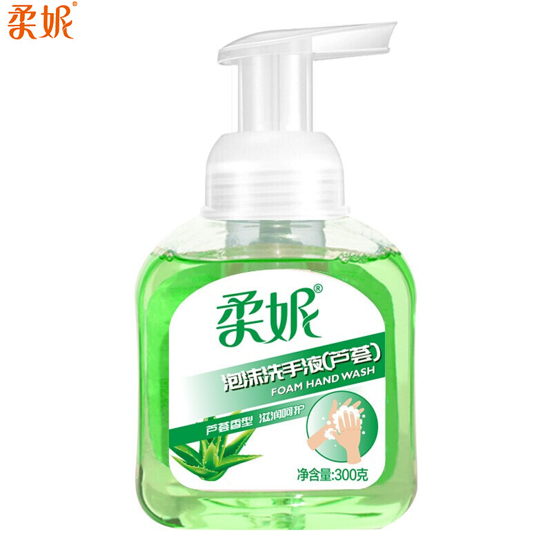 柔妮泡沫洗手液[芦荟香型]300ml