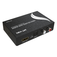 迈拓维矩 MT-HA22 HDMI转音视频/SPDIF/光纤 音视频分离器4K高清解码器兼容HDCP协议